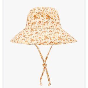 LACK OF COLOR HOLIDAY FLORAL BUCKET HAT IN PEACH BLOOM, S/M Lack Of Color | Accessories | Lack Of Color Holiday Bucket  main image 2